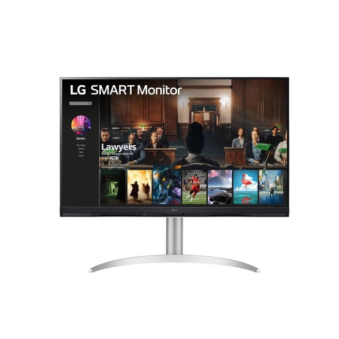 מסך מחשב חכם "32 4K UHD עם webOS תוצרת LG דגם: 32SQ730S-W 
