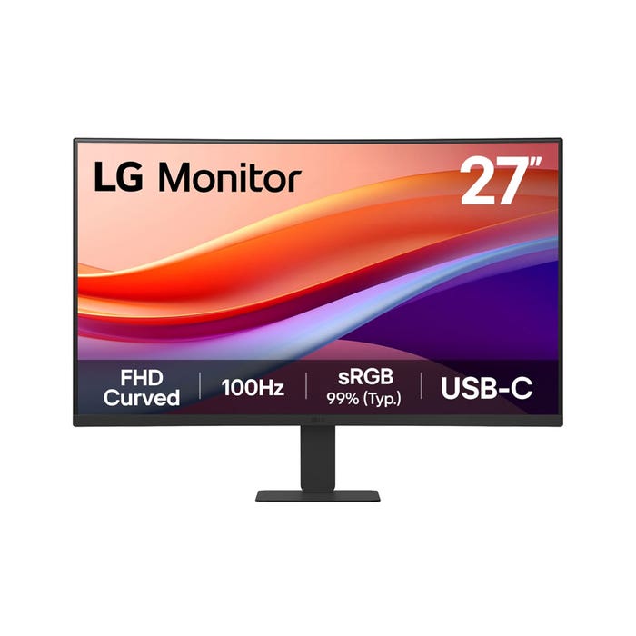  מסך קעור ''27 Full HD 100hz ביחס 16:9 תוצרת LG דגם: 27U421A-B 