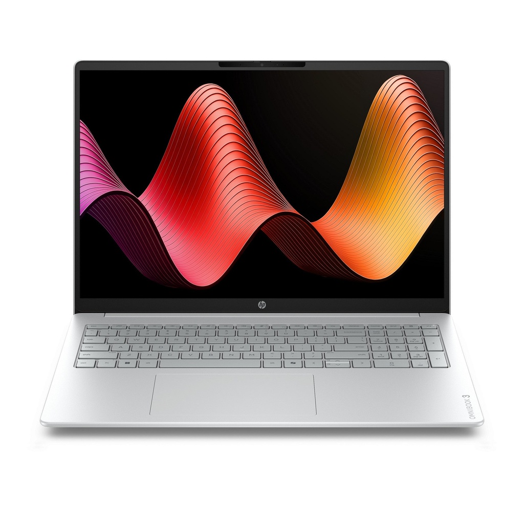 מחשב נייד HP OmniBook 3 Core7-350|12GB|512GB|"16"|2K|DOS|Silver|3YR E0DR7EA 