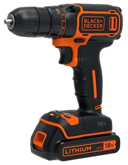 מברגת קידוח BDCDC18 מבית BLACK&DECKER 