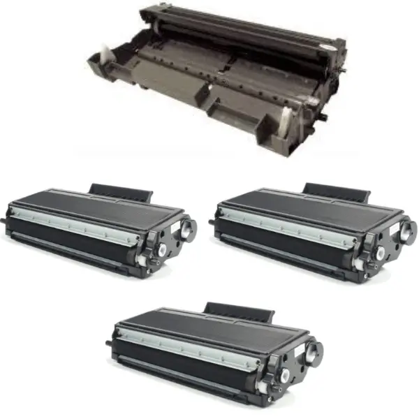מארז חסכון 3 טונרים תואמים Brother TN-3410 (סה"כ 24,000 דפים) + תוף DR-3420 במחיר מיוחדש