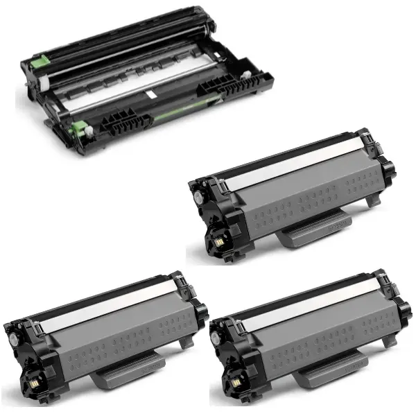 מארז חסכון 3 טונרים תואמים Brother TN-2510XL (סה"כ 9,000 דפים) + תוף תואם DR2510 במחיר מיוחד