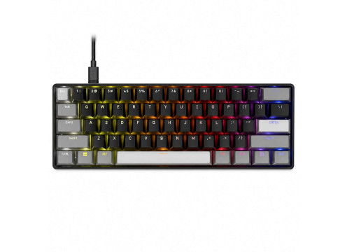 מקלדת CORSAIR CLIPPER PRO MINI 60 HALL EFFECT GAMING KEYBOARD BLACK 