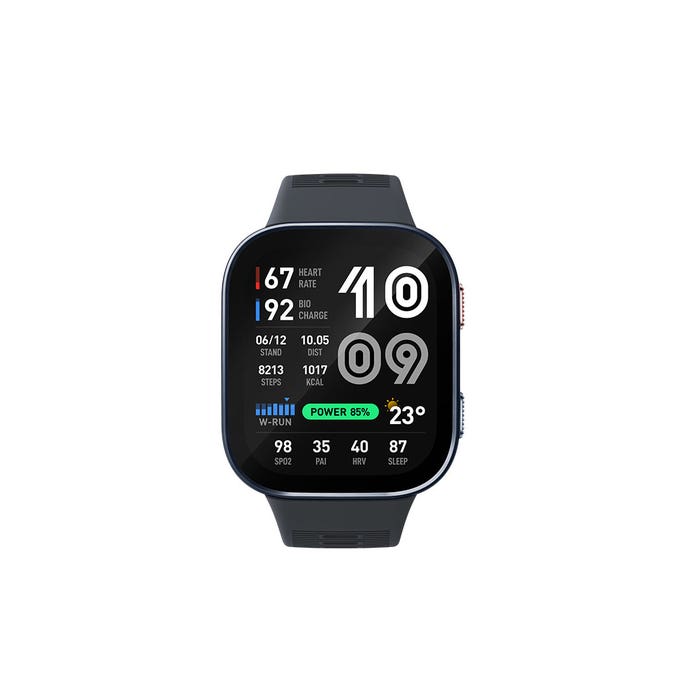  שעון חכם אלגנטי דגם Amazfit BIP MAX בצבע Carbon Gray 