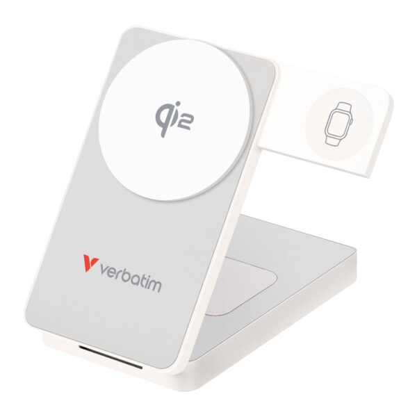 מטען אלחוטי נייד Verbatim Charge ‘n’ Go Qi2 Power Bank 