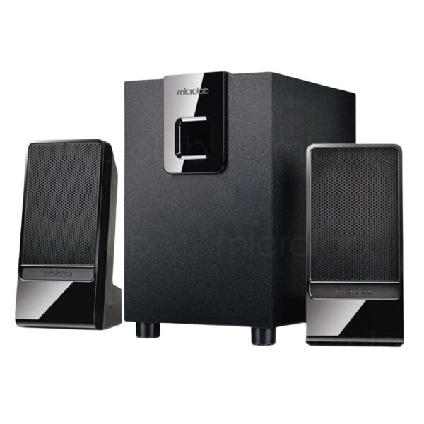 מערכת רמקולים Microlab 2.1 ‎10W עם סאב וופר למחשב ומולטימדיה Microlab M-100 