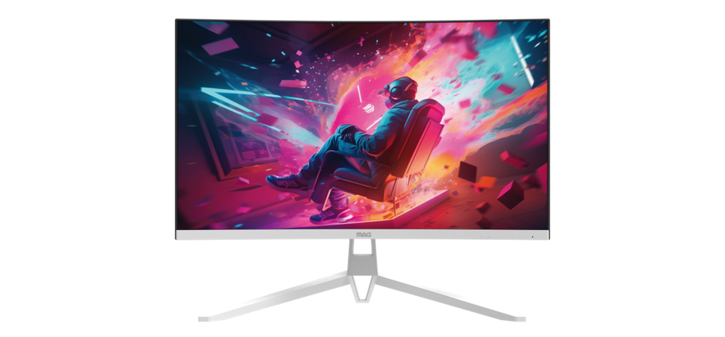  מסך מחשב גיימינג קעור MAG D32C240SW 32" FHD 240Hz VA - לבן 