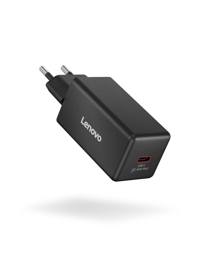  LENOVO 65W Mini USB-C GaN Charger 40AW65WBEU 