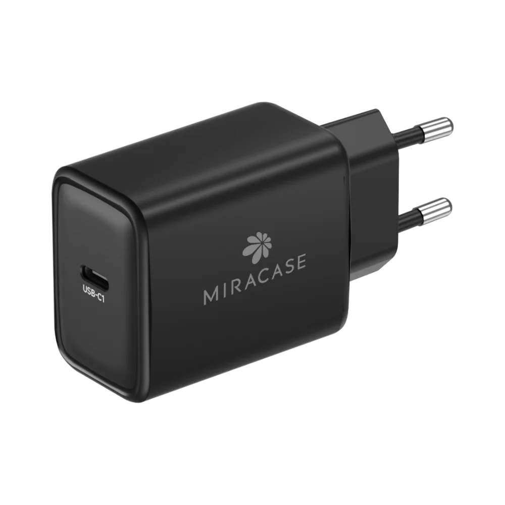 מטען קיר 65W + כבל USB-C דגם MWCM65PD1 מבית Miracase