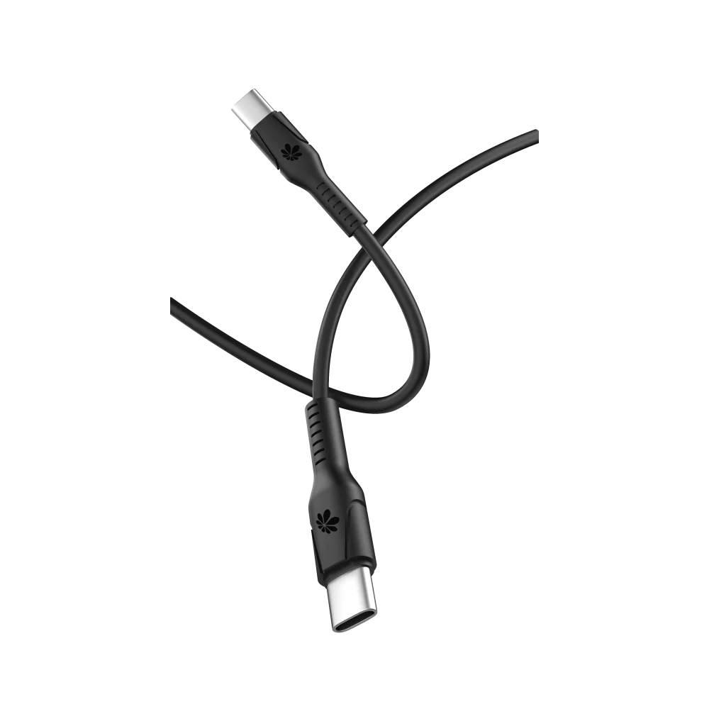 כבל סילקון Type-C to Type-C 20W מבית MIRACASE 
