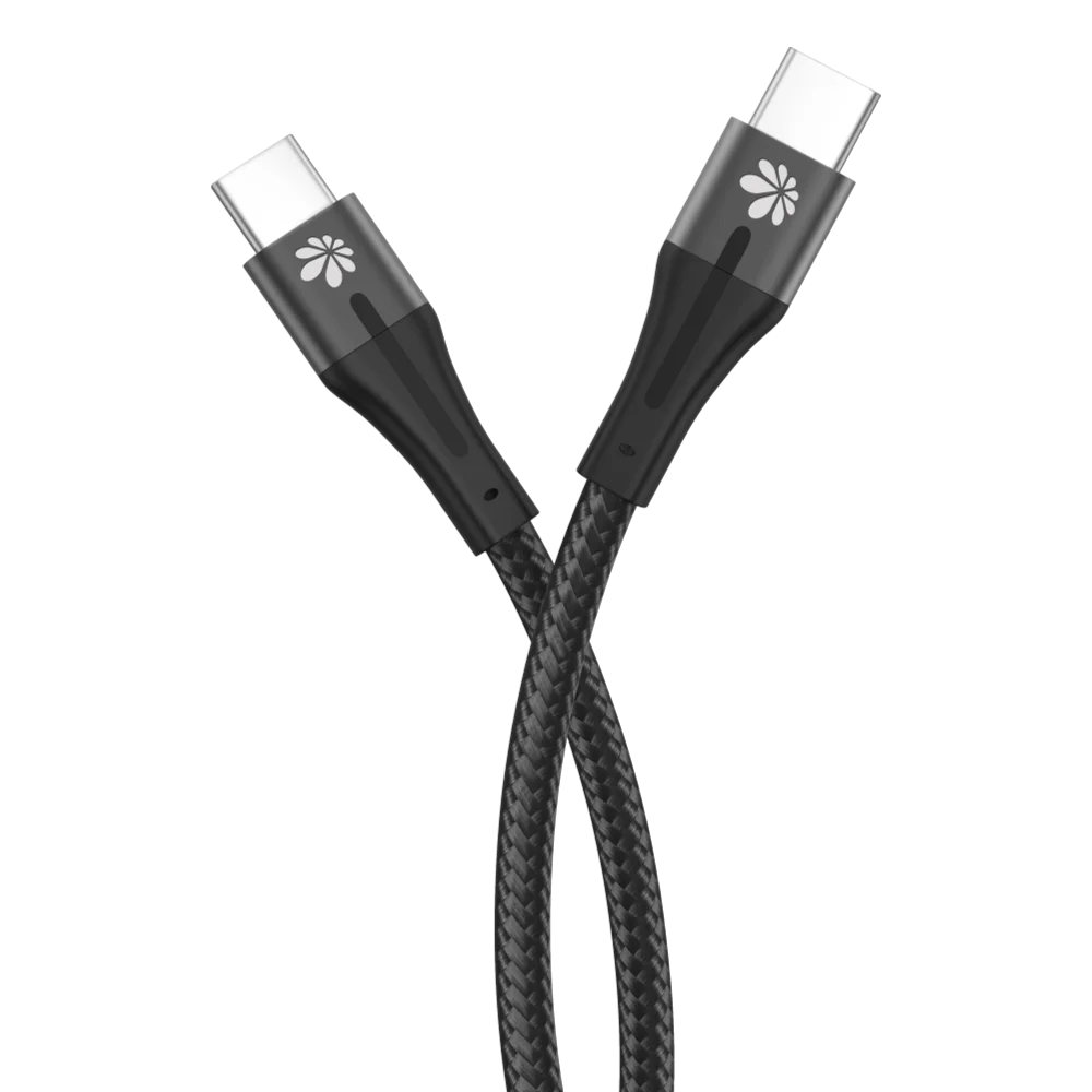 כבל שזור MIRACASE Type-C to Type-C 1.2M 60W