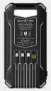 סוללת גיבוי סולרית ניידת 20000mAh צבע שחור Smarter