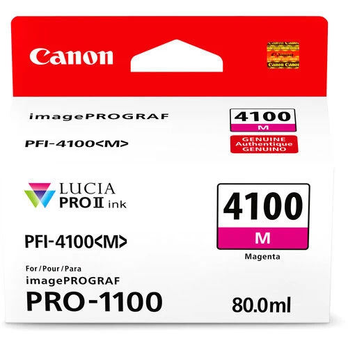 ראש דיו מקורי מגנטה Canon PFI-4100M