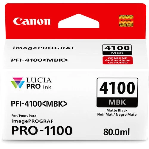 ראש דיו מקורי שחור מט Canon PFI-4100MBK