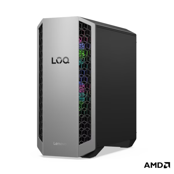 מחשב נייח  LOQ Tower 26ADR10 RYZEN 7 8745HX 32GB 1TB RTX 5060Ti 8GB DOS 26L LUNA GREY 3Y Onsite