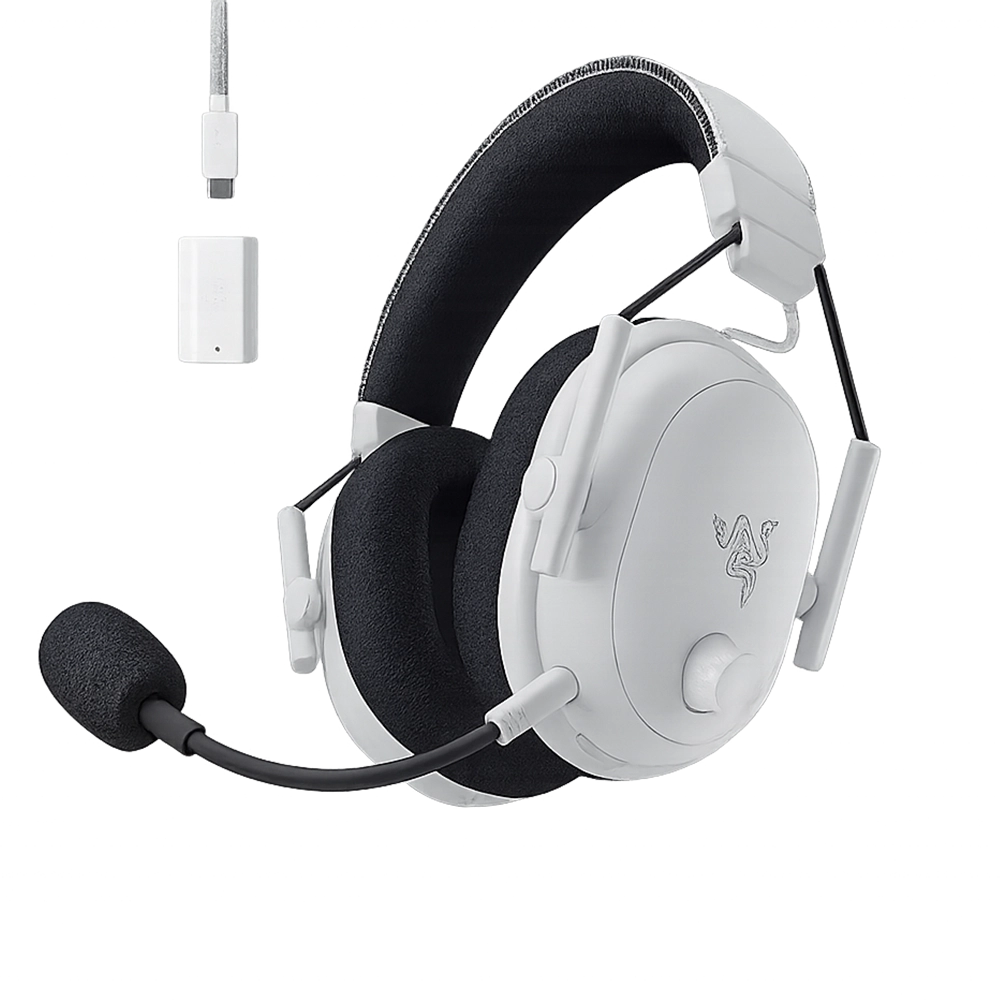 אוזניות אלחוטיות Razer BlackShark V3 Pro - לבן