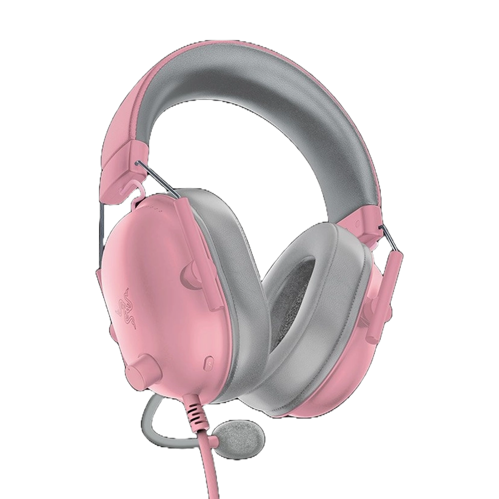 RAZER BLACKSHARK V2 X – אוזניות גיימינג ורודות