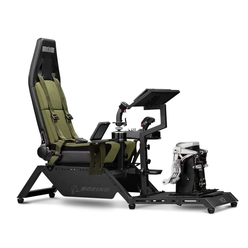 Next Level Racing® Flight Simulator Boeing Military Edition – מושב סימולטור טיסה צבאי