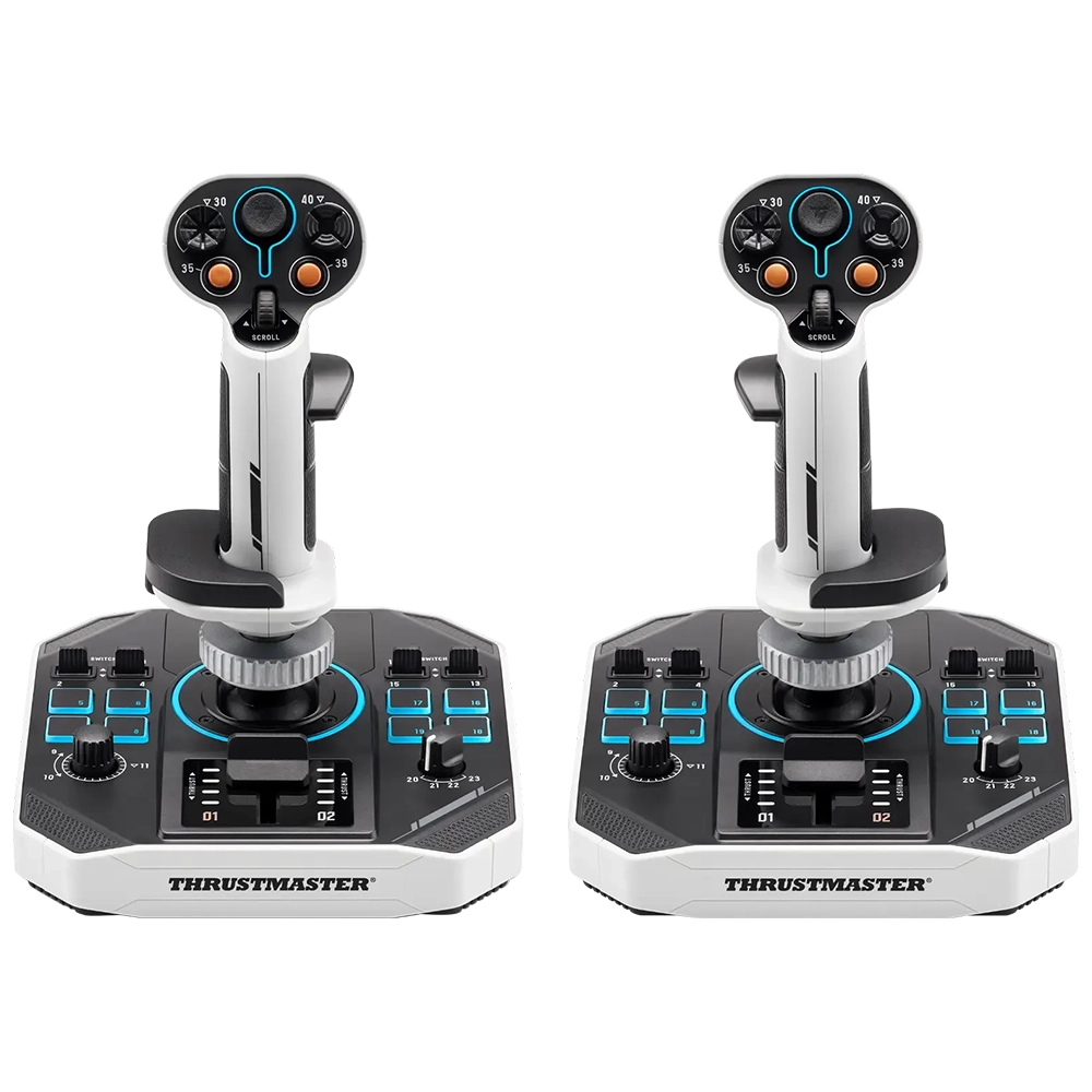 זוג בקרי טיסה Thrustmaster Sol-R 2 HOSAS Space Sim Duo – שחור RGB