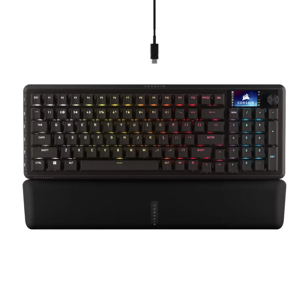 מקלדת גיימינג מכנית אלחוטית דגם VANGUARD 96 Wireless מבית Corsair