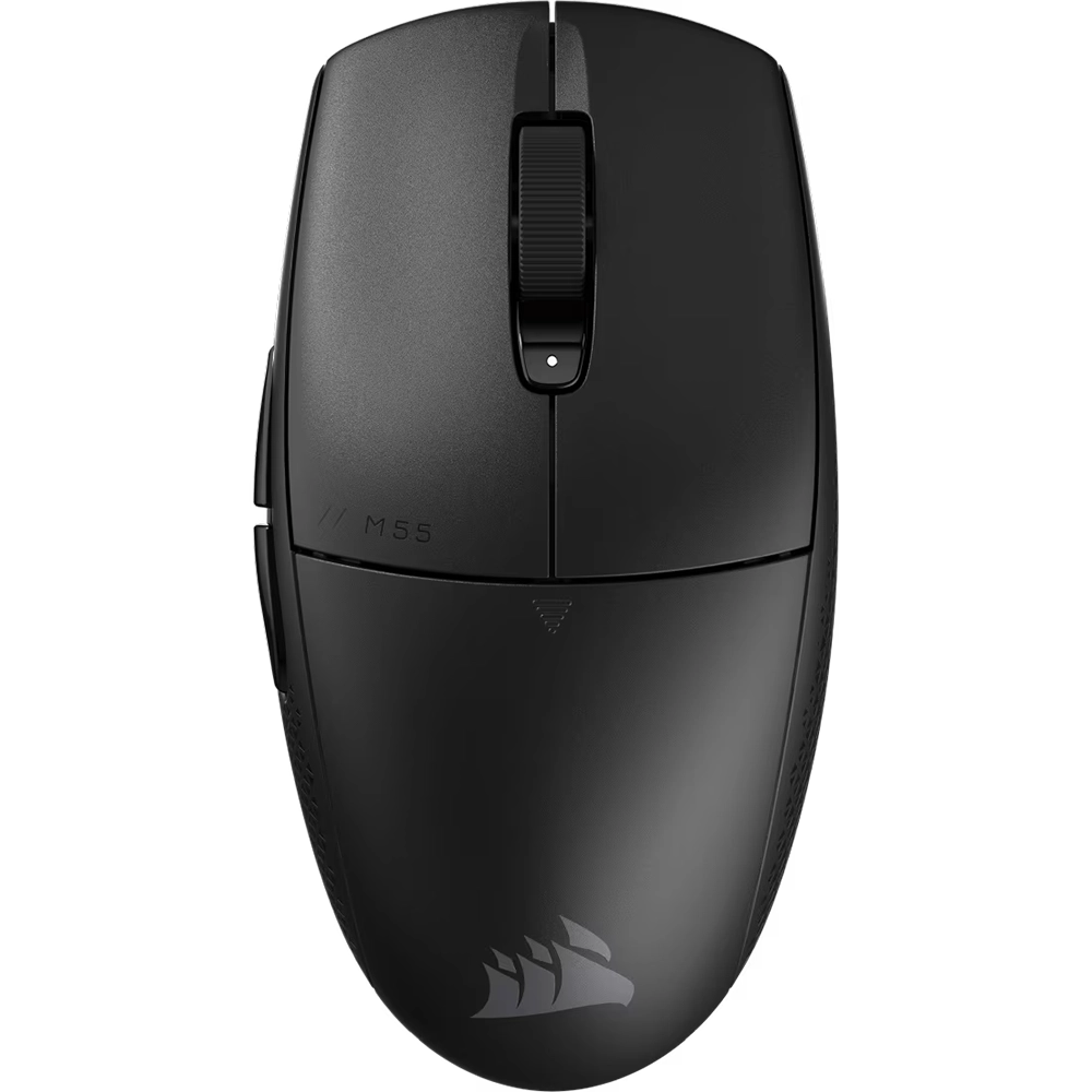 עכבר גיימינג אלחוטי Corsair M55 Wireless – עיצוב סימטרי מדויק עם סוללה עוצמתית