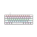 מקלדת מכנית חוטית לבנה MMCK100 עם תאורת RGB מבית Miracase