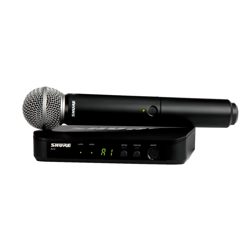 מערכת סאונד אלחוטית דגם Blx24/Sm58 מבית Shure