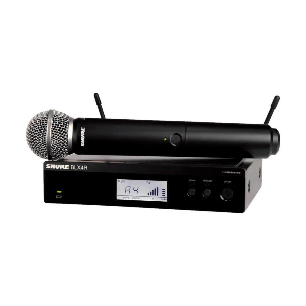 מערכת סאונד אלחוטית דגם Blx24r/Sm58 מבית Shure
