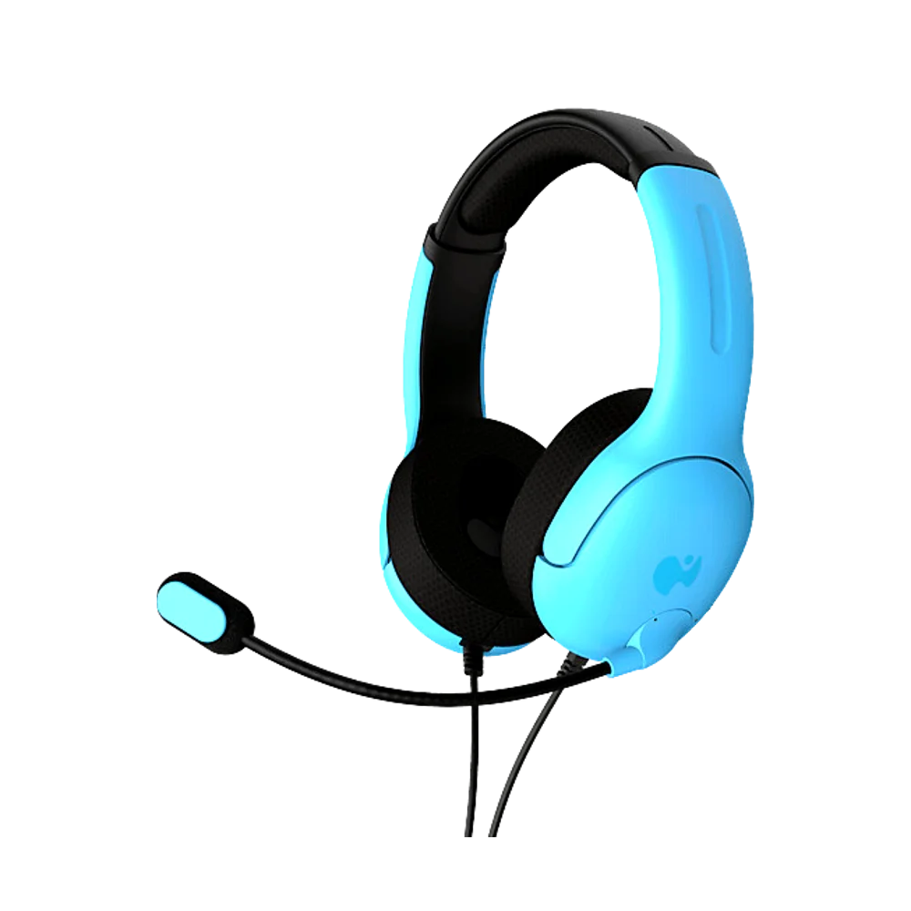 אוזניות חוטיות דגם PDP Airlite ל-PS5 בצבע כחול מבית Turtle Beach