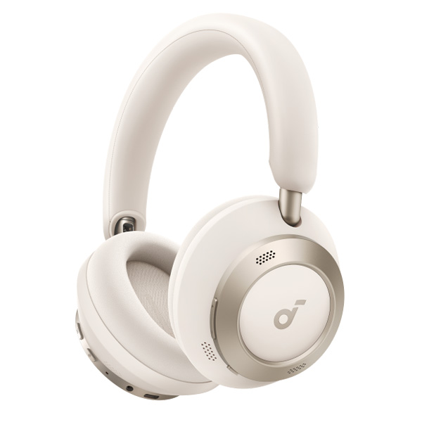אוזניות קשת ANKER soundcore Space One Pro On-Ear בצבע לבן