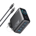 מטען קיר עוצמתי 4 יציאות Anker Zolo Charger 140W