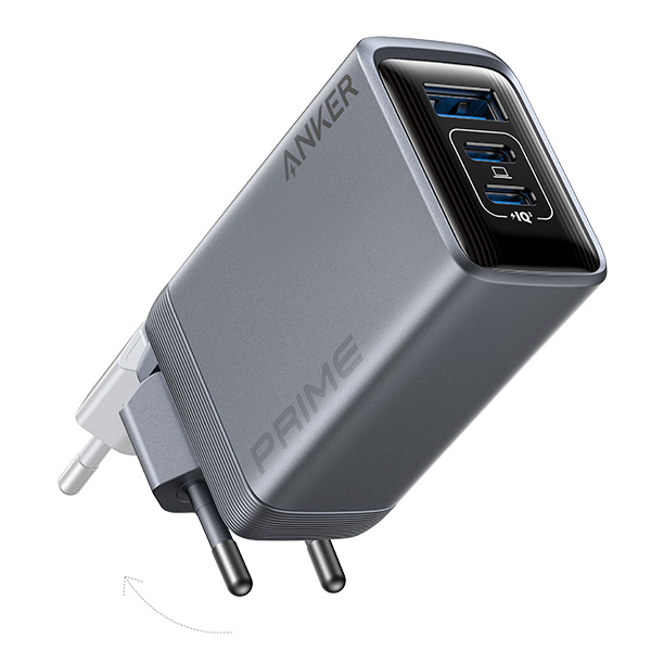 מטען קיר עוצמתי 3 יציאות Anker Prime Charger 100W