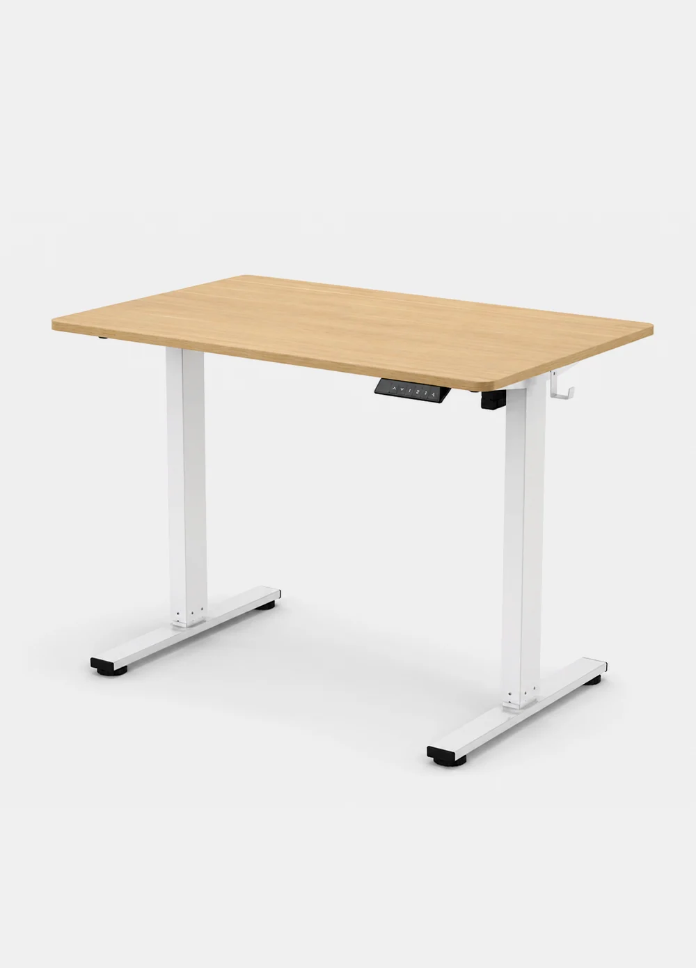 שולחן חכם מתכוונן לבן עץ 100X60 ס"מ Smarter ET119W-C