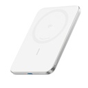 סוללת גיבוי אלחוטית Anker Nano Slim 5000mAh בצבע לבן
