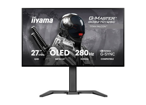 מסך גיימינג OLED ‏IIYAMA ‏27" QHD 280HZ 0.03MS