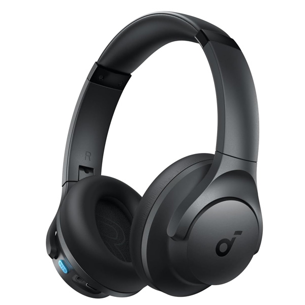 אוזניות קשת ANKER soundcore Q11i On-Ear בצבע שחור