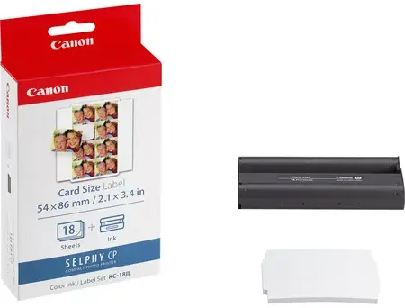 סט דיו+18 דפים 8 מדבקות Canon 740A001AH 54x86mm  